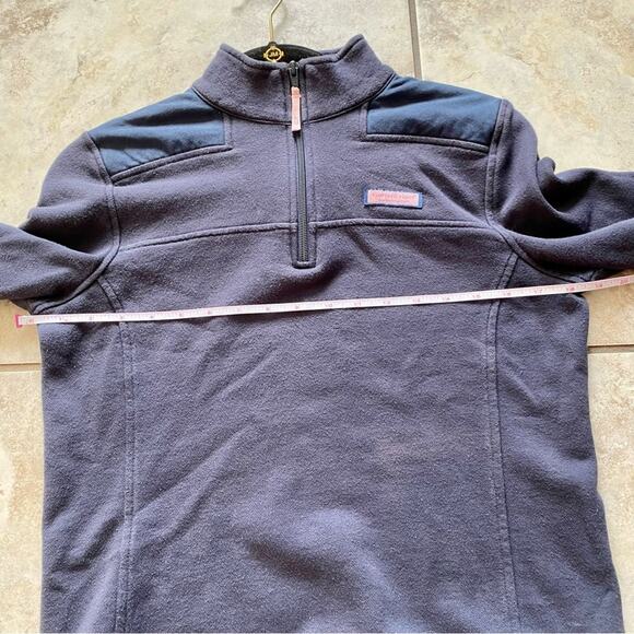 Vineyard Vines Womens Navy Blue Quarter Zip Pullover Sweater Size Small - Picture 5 of 8